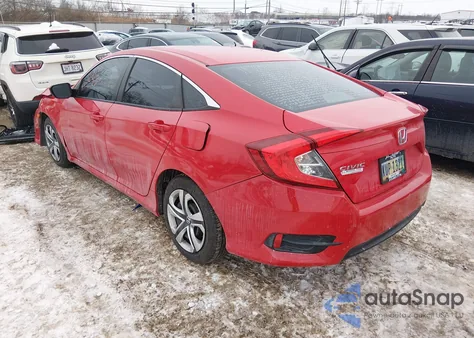 2017 Honda Civic Lx z USA, uszkodzony, nr VIN 2HGFC2F52HH519656